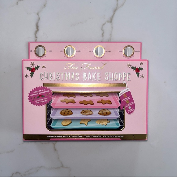 Too Faced 3 Piece Christmas Bake Shoppe Eyeshadow Palette Gift Set with Mascara - Picture 4 of 13